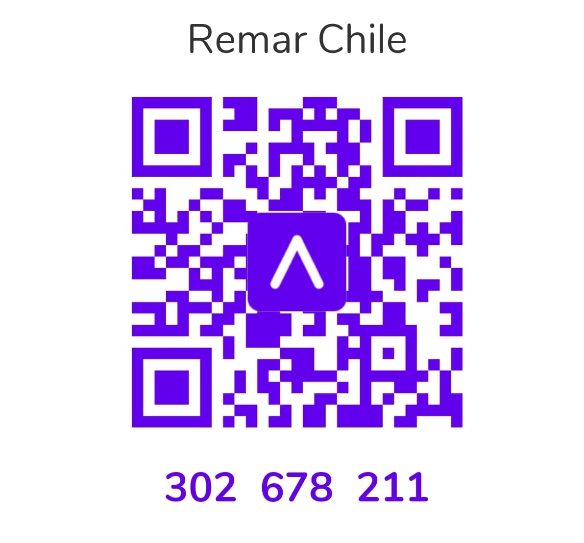 Código QR de MACH para donar a Remar Chile